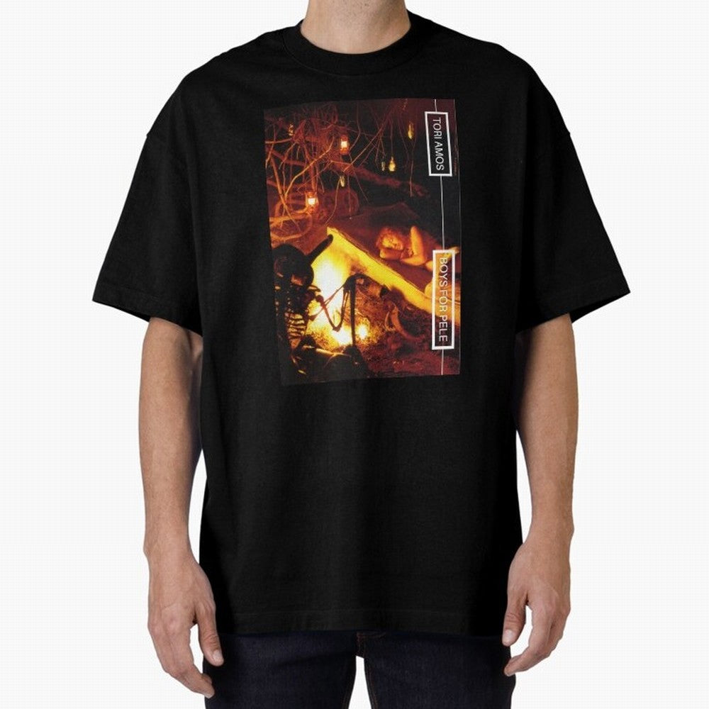 Tori Amos Boys For Pele Promo Alt Cover Album Art Fireside202 Oversized T-Shirt Follow Every Goal of FIFA World Cup 2026 for Fans of Mbappe and Brazil, Bringing Global Supporter Spirit, Legendary Goals, National Colors and Tournament Celebration;