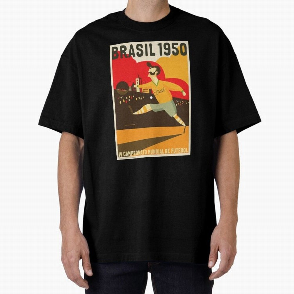 Brasil 1950 World Cup6 Essential T-Shirt Join the Countdown to the FIFA World Cup 2026 Journey through CR7 Highlights, Argentina and Brazil Pride, Vintage Soccer Flavor, Modern Football Stars, National Flags and Final Night Emotion; Perfect for