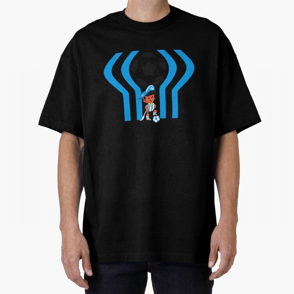 Argentina 78 Mascot Print1 Essential T-Shirt Cheer through Every Moment of FIFA World Cup 2026 USA Canada Mexico with Cristiano Ronaldo, England, France and Netherlands Energy, Stadium Chants, National Pride, Trophy Dreams and Unforgettable