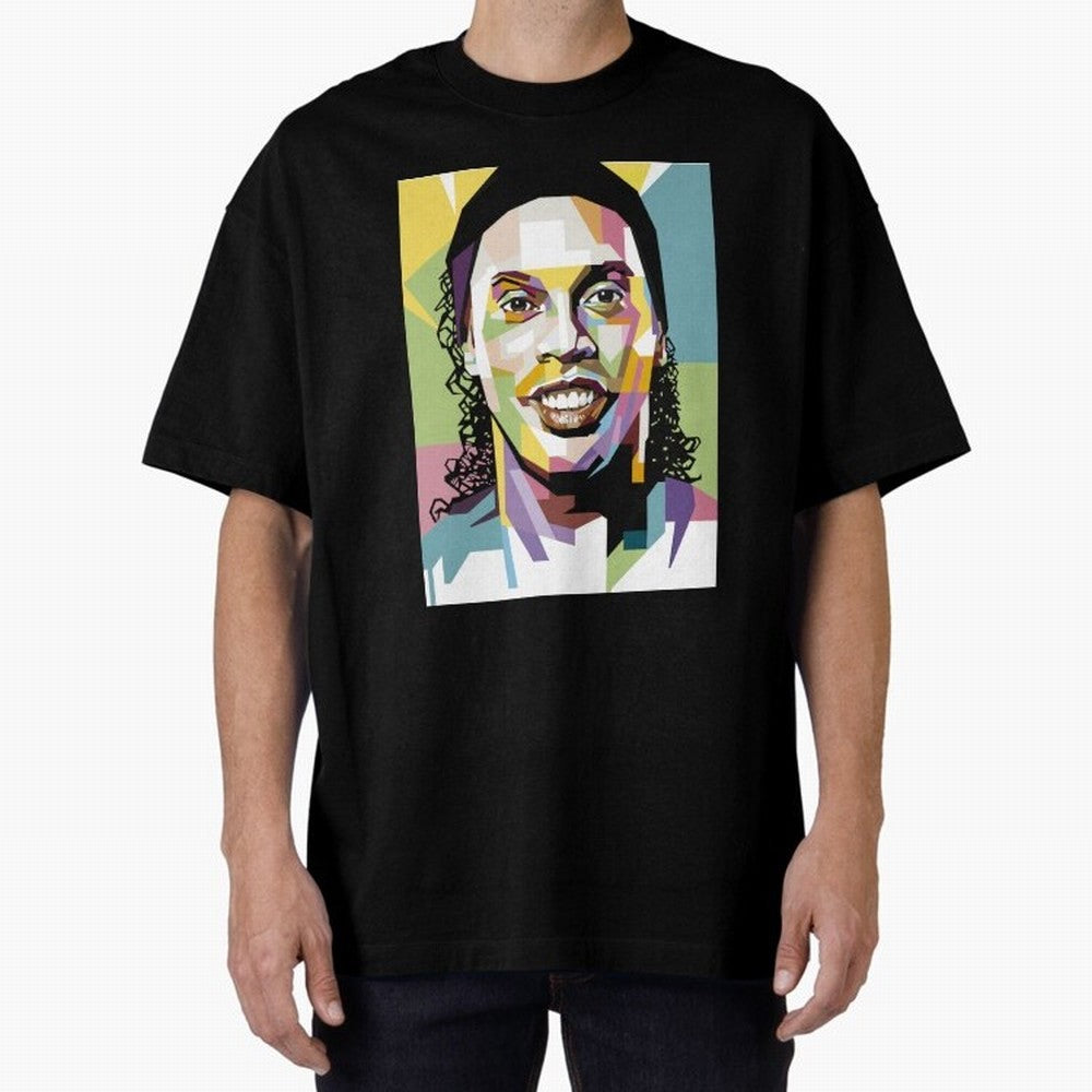Ronaldinho Pop Art18 Classic T-Shirt Upgrade FIFA World Cup 2026 USA Canada Mexico for Fans of Haaland and Mbappe and Argentina, Bringing Stadium Memories, Football Loyalty, International Chants and Championship Tradition; Built for Supporters
