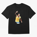 Legends of The Beautiful Game Cartoon Collection Legends Arthur Zico 2 Cartoon Artwork134 Oversized T-Shirt Make the Season About FIFA World Cup 2026 USA Canada Mexico for Fans of Messi and Brazil, Bringing Championship Spirit, Famous Goals,