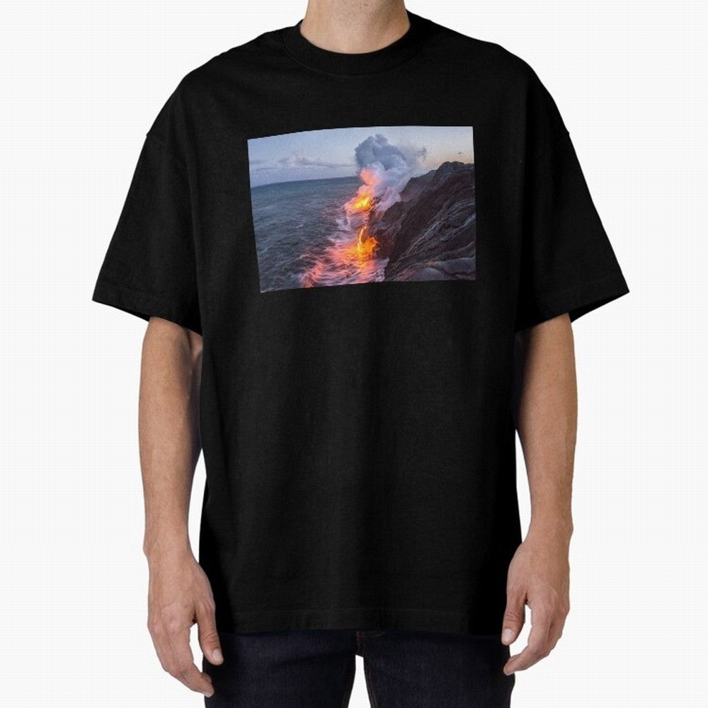 Kilauea Volcano Lava Flow Sea Entry 3 The Big Island Hawaii1 Classic T-Shirt Show Your Love for FIFA World Cup 2026 Group Stage Connected to Messi, CR7 and Mbappe, Brazil, Portugal and Argentina Energy, Fan Favorite Moments, National Team Passion,