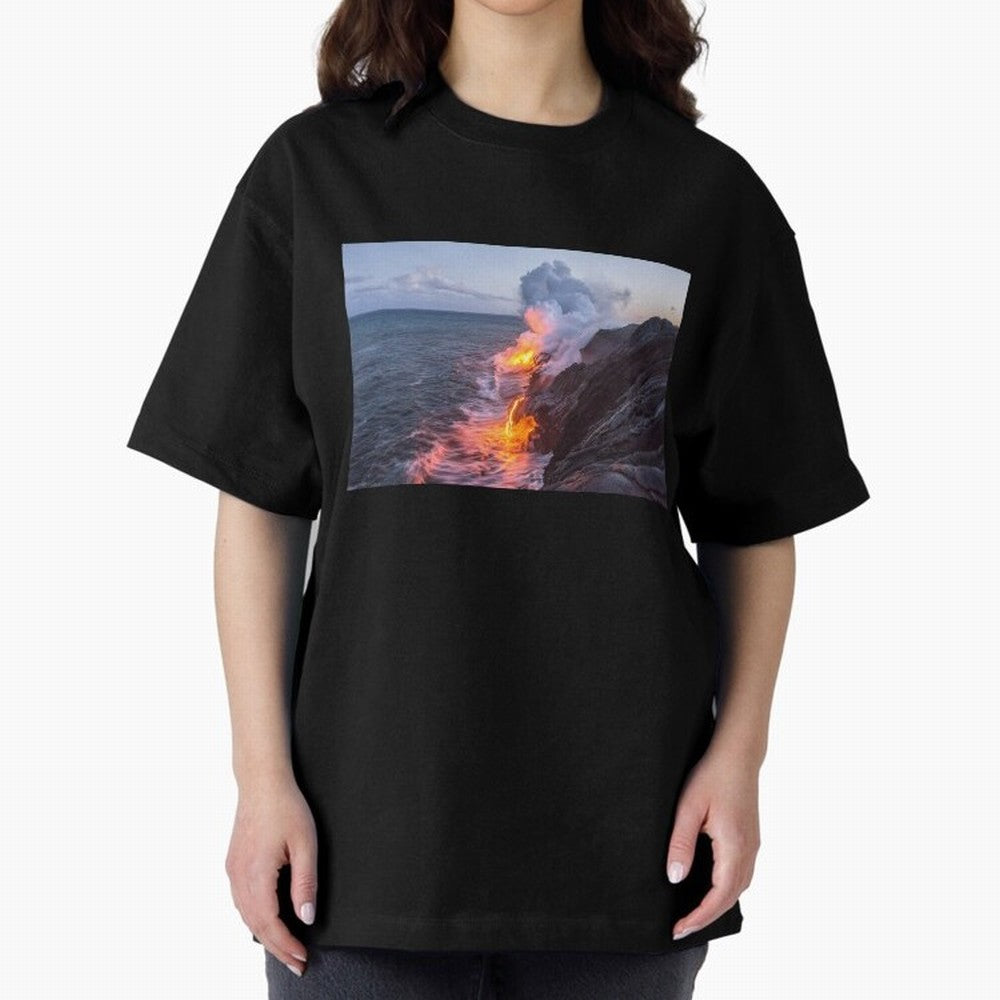 Kilauea Volcano Lava Flow Sea Entry 3 The Big Island Hawaii1 Classic T-Shirt Show Your Love for FIFA World Cup 2026 Group Stage Connected to Messi, CR7 and Mbappe, Brazil, Portugal and Argentina Energy, Fan Favorite Moments, National Team Passion,