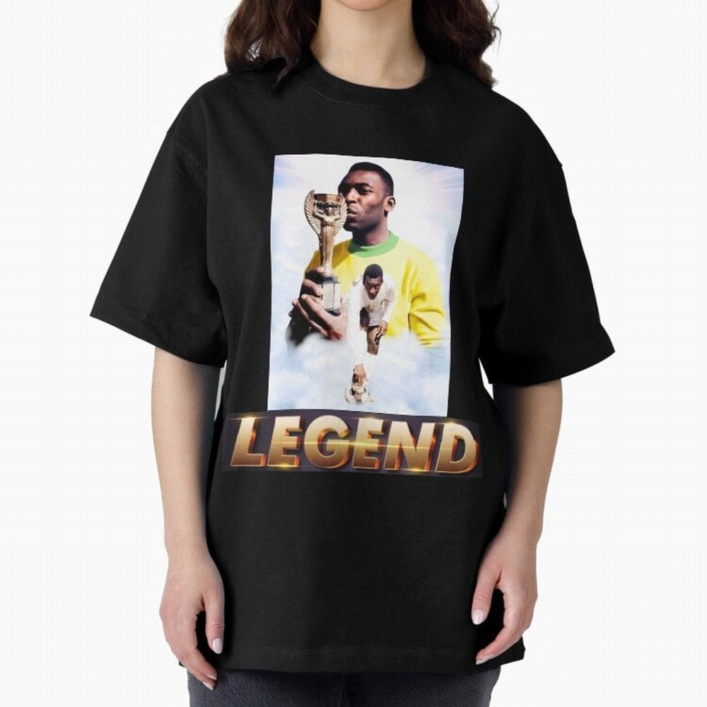 Signed Pele Shirt Classic T-Shirt Spotlight Global Football Passion for FIFA World Cup 2026 USA Canada Mexico, with Messi and Cristiano Ronaldo, England, France and Netherlands, Soccer Culture, Superstar Moments, National Team Dreams and