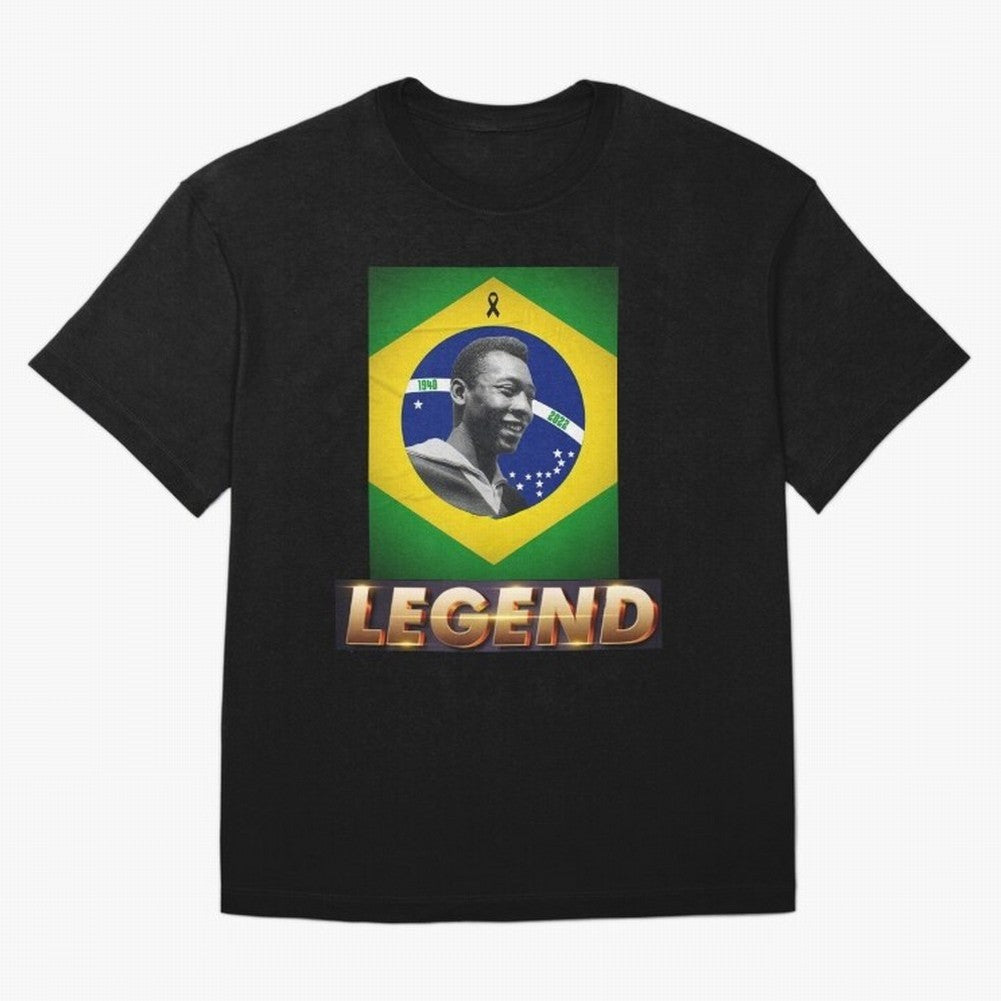 Signed Pele Shirt Classic T-Shirt Support Your Favorite Stars during FIFA World Cup 2026 USA Canada Mexico Built around Neymar, France and Portugal Energy, Global Supporter Spirit, Legendary Goals, National Colors and Tournament Celebration; Built