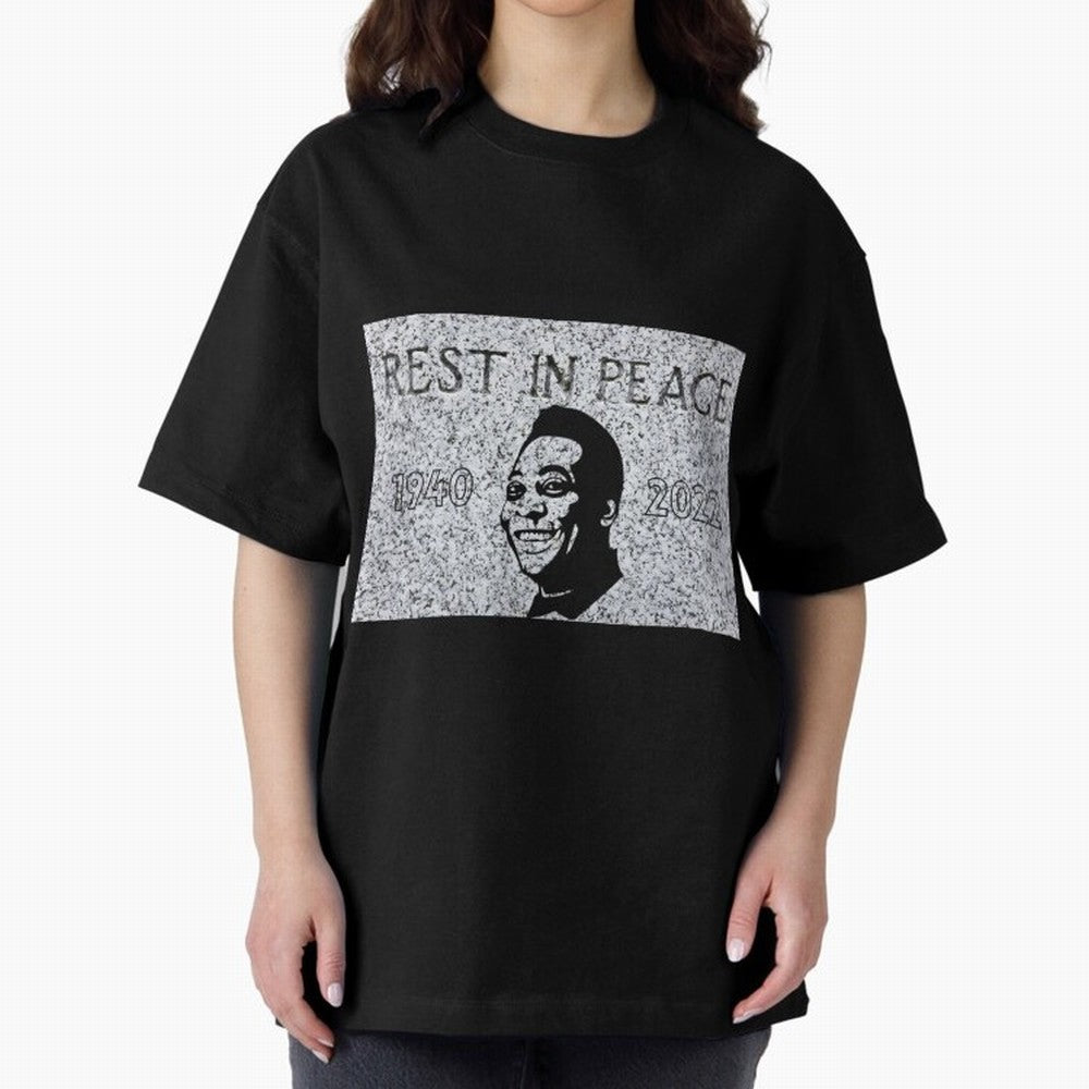 RIP Pel¨¦, 1940-2022 Oversized T-Shirt Show Support during FIFA World Cup 2026 Spirit, Capturing Portugal, Neymar, Worldwide Fan Energy, Dramatic Goals, Stadium Lights and Championship Celebrations; Perfect for Fans, Collectors, Family Gatherings,