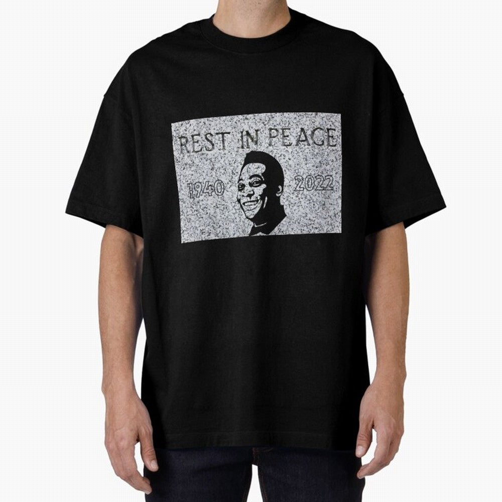 RIP Pel¨¦, 1940-2022 Oversized T-Shirt Show Support during FIFA World Cup 2026 Spirit, Capturing Portugal, Neymar, Worldwide Fan Energy, Dramatic Goals, Stadium Lights and Championship Celebrations; Perfect for Fans, Collectors, Family Gatherings,