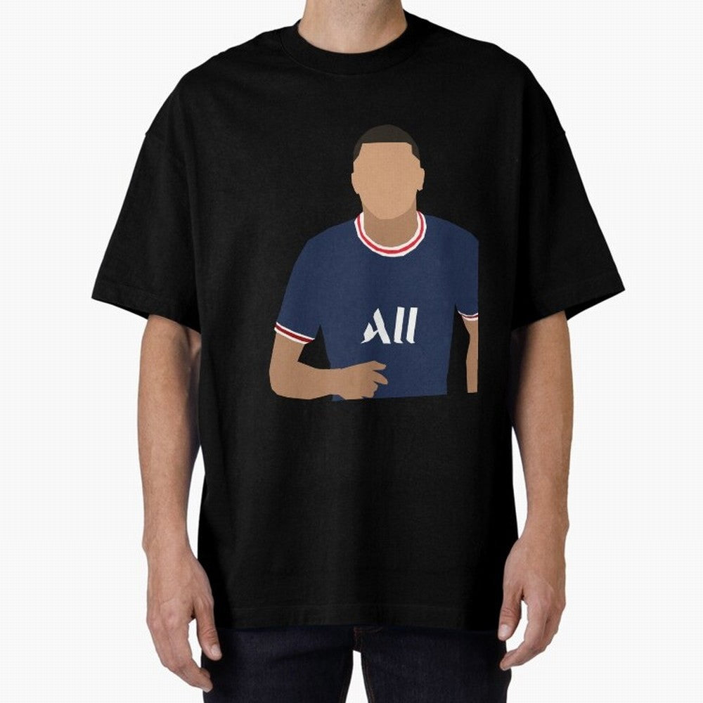 mbappe celebration Oversized T-Shirt Honor the Beautiful Game during FIFA World Cup 2026 for Fans of Neymar and Brazil, Bringing Soccer Culture, Superstar Moments, National Team Dreams and Competitive Fire; Made for Collectors Who Enjoy Iconic