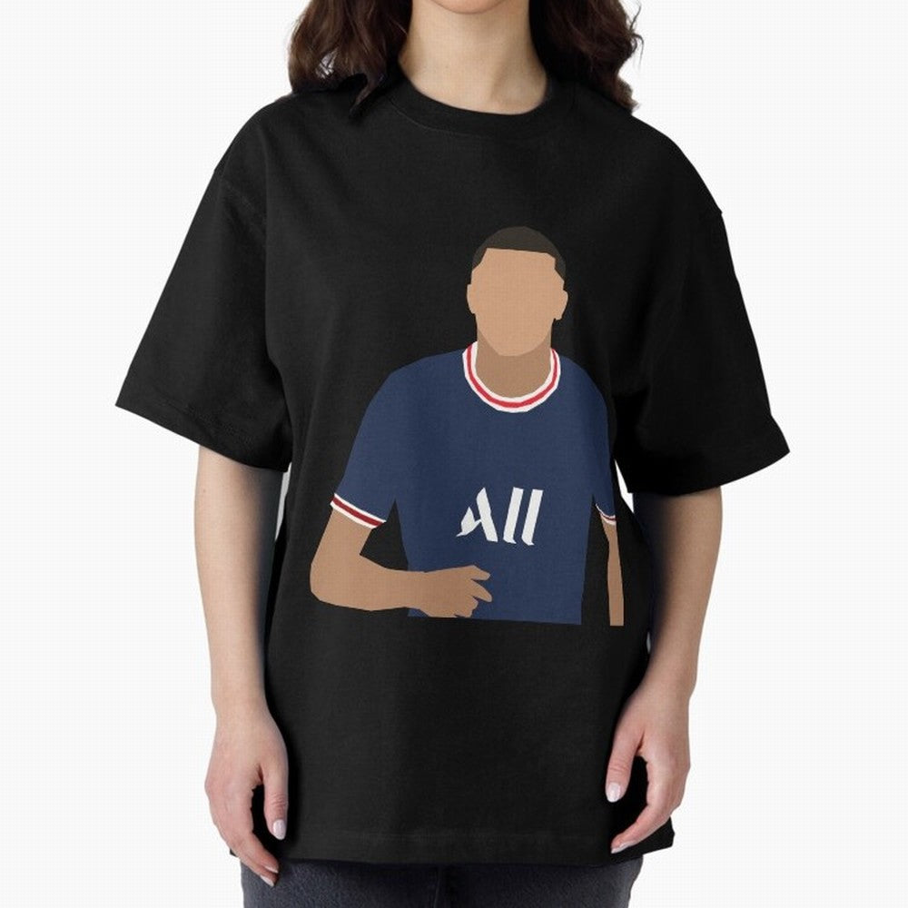 mbappe celebration Oversized T-Shirt Honor the Beautiful Game during FIFA World Cup 2026 for Fans of Neymar and Brazil, Bringing Soccer Culture, Superstar Moments, National Team Dreams and Competitive Fire; Made for Collectors Who Enjoy Iconic