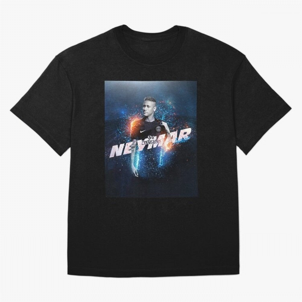 Illustration Neymar Art Classic T-Shirt Show Fan Pride Across FIFA World Cup 2026 Group Stage Spirit, Driven by Argentina, Messi, Sports Nostalgia, International Competition, Famous Players and Unforgettable Victories; Perfect for Fans, Collectors,