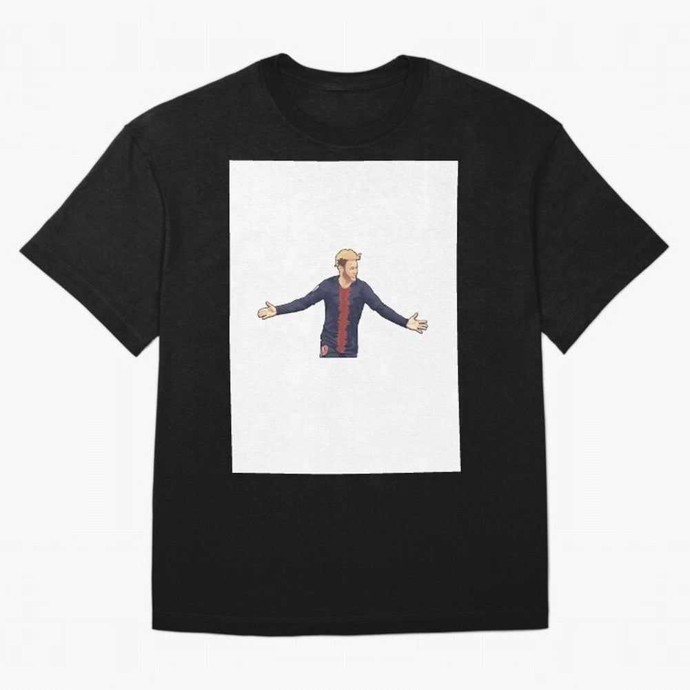 Neymar Calebration Graphic T-Shirt Fuel Global Football Passion for FIFA World Cup 2026, Inspired by Messi, Neymar and Mbappe, Spain and Netherlands, Vintage Soccer Flavor, Modern Football Stars, National Flags and Final Night Emotion; Ideal for