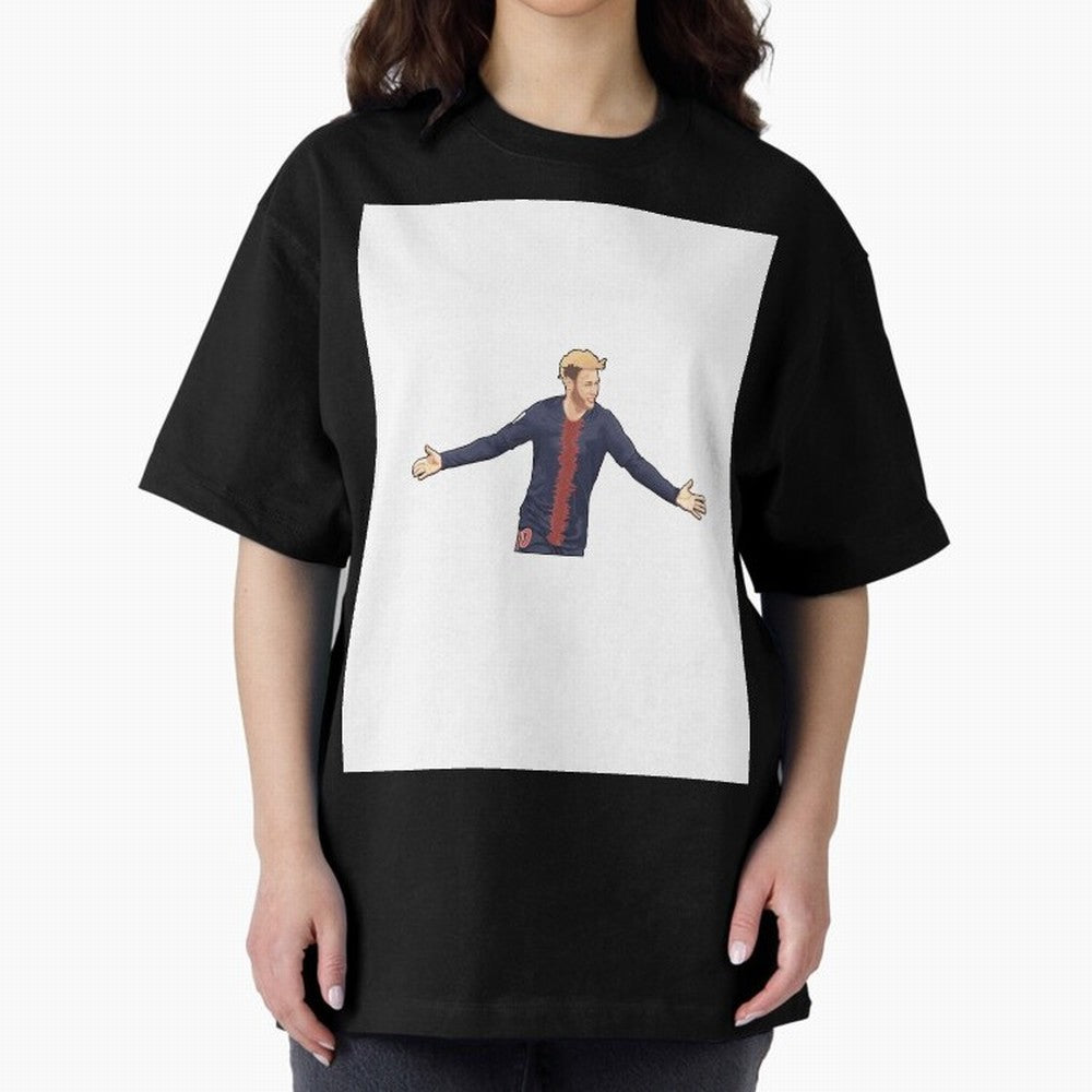 Neymar Calebration Graphic T-Shirt Fuel Global Football Passion for FIFA World Cup 2026, Inspired by Messi, Neymar and Mbappe, Spain and Netherlands, Vintage Soccer Flavor, Modern Football Stars, National Flags and Final Night Emotion; Ideal for