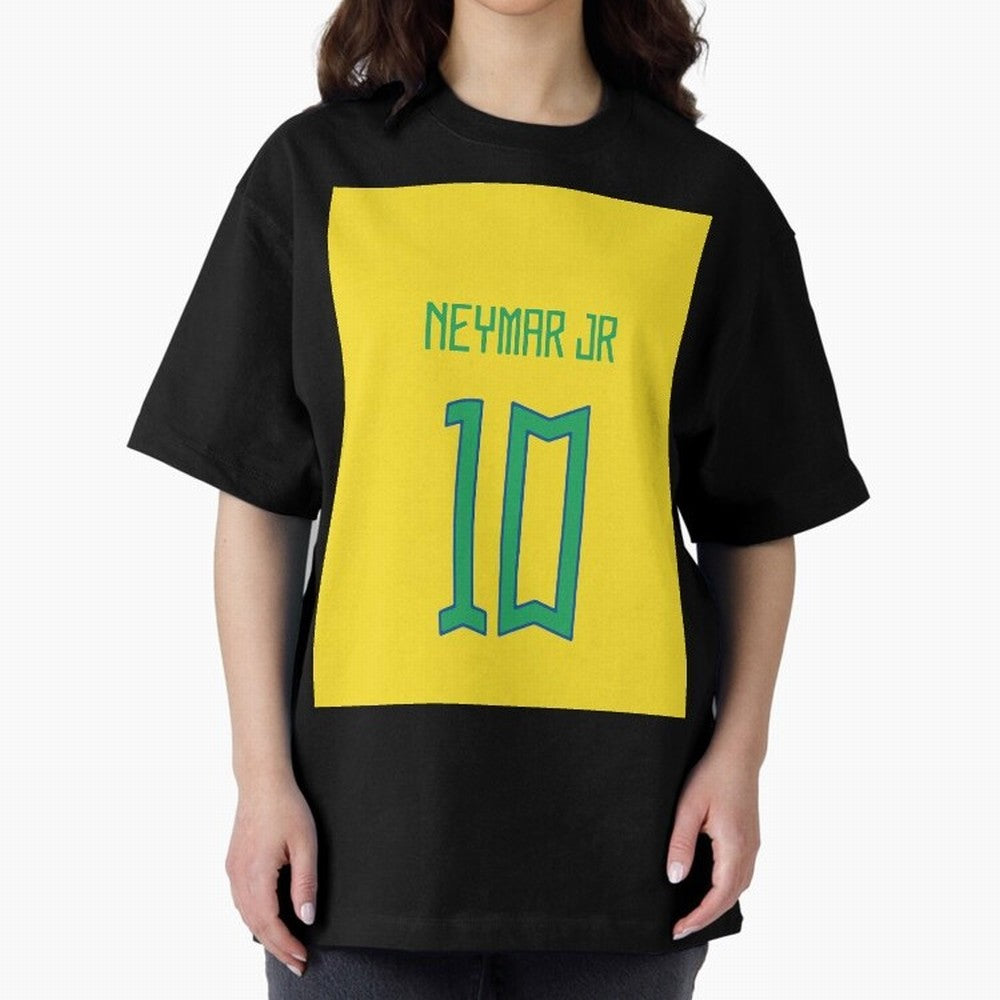 Neymar - Brazil 2022 Graphic T-Shirt Honor the Beautiful Game during FIFA World Cup 2026 USA Canada Mexico for Fans of Neymar and England, France and Netherlands, Bringing Vintage Soccer Flavor, Modern Football Stars, National Flags and Final Night