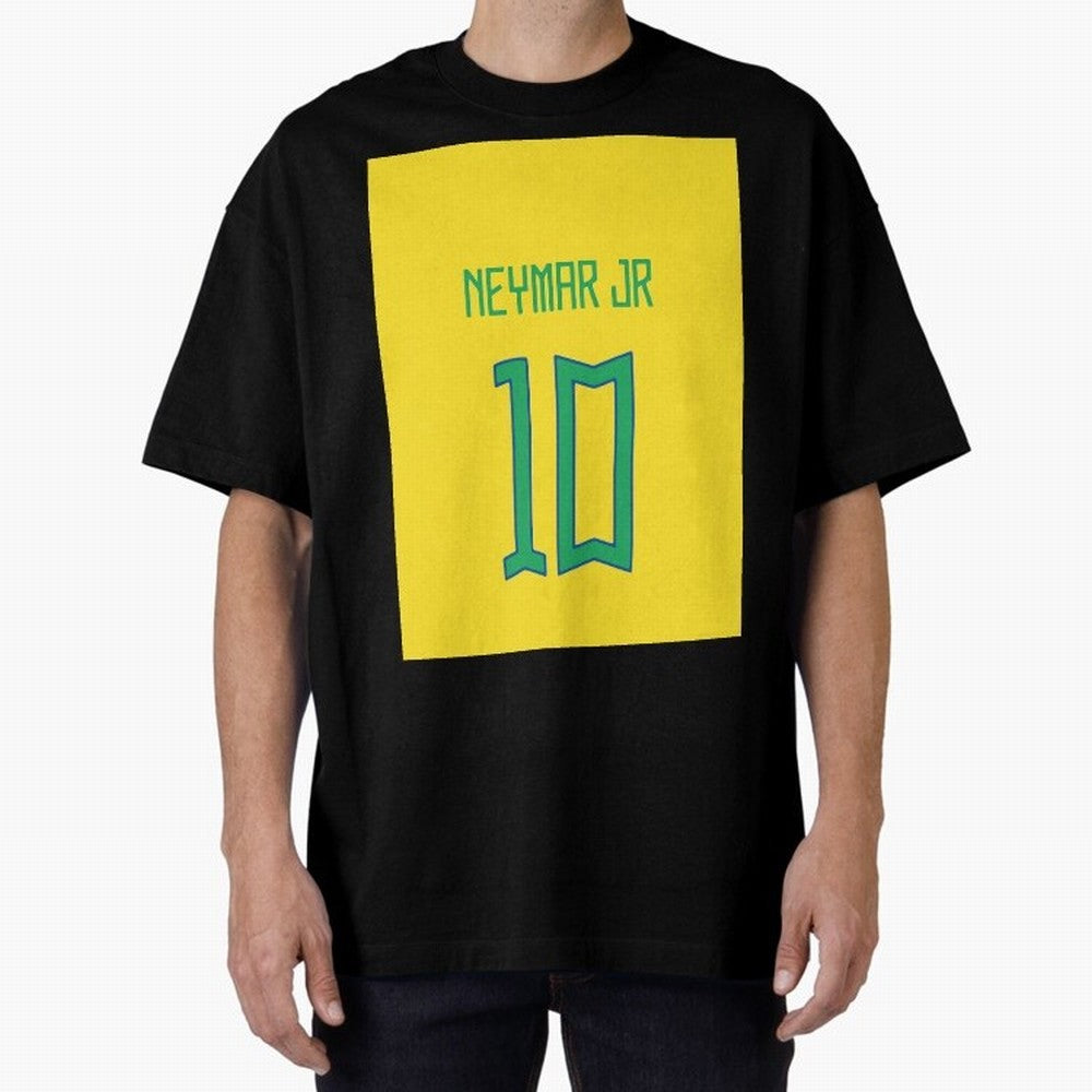 Neymar - Brazil 2022 Graphic T-Shirt Honor the Beautiful Game during FIFA World Cup 2026 USA Canada Mexico for Fans of Neymar and England, France and Netherlands, Bringing Vintage Soccer Flavor, Modern Football Stars, National Flags and Final Night