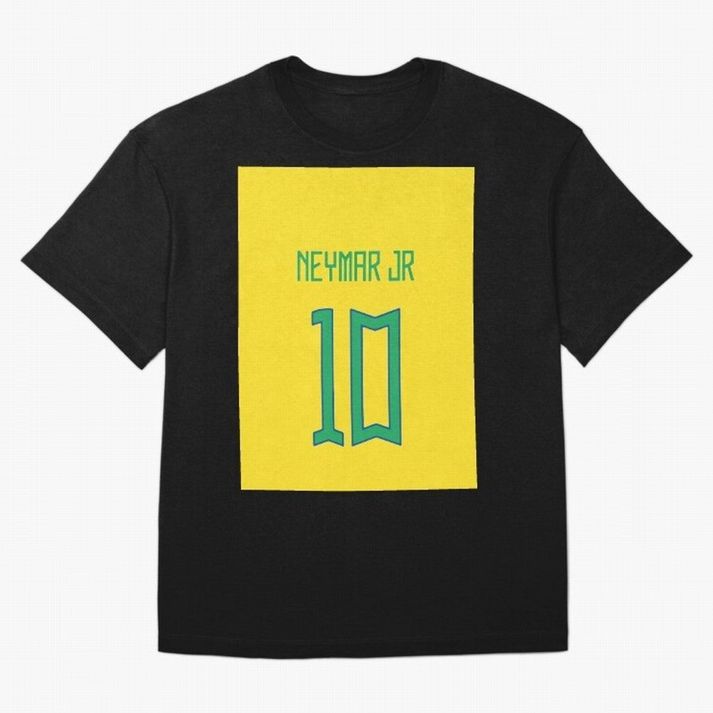 Neymar - Brazil 2022 Graphic T-Shirt Honor the Beautiful Game during FIFA World Cup 2026 USA Canada Mexico for Fans of Neymar and England, France and Netherlands, Bringing Vintage Soccer Flavor, Modern Football Stars, National Flags and Final Night