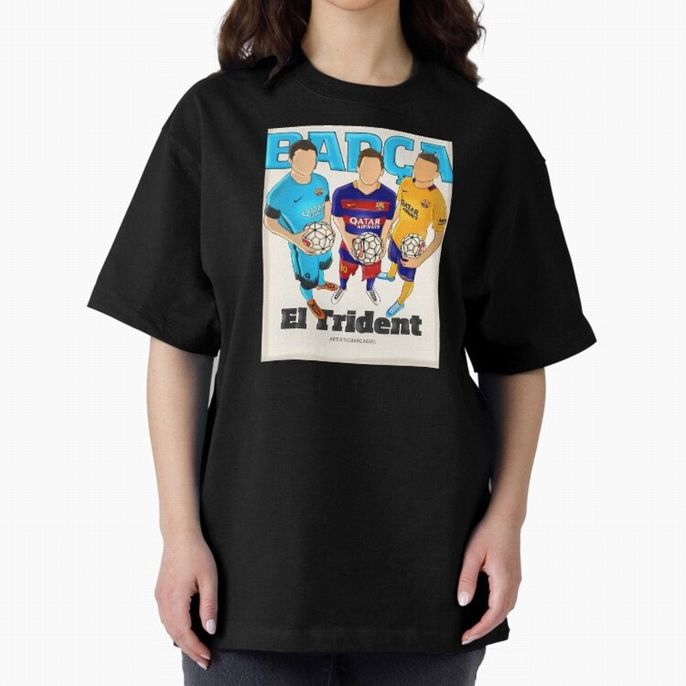 Msn football soccer fcbarcelona Premium T-Shirt Bring International Match Energy to FIFA World Cup 2026 Group Stage Spirit, Inspired by England and Germany, CR7 and Messi, Soccer Culture, Superstar Moments, National Team Dreams and Competitive