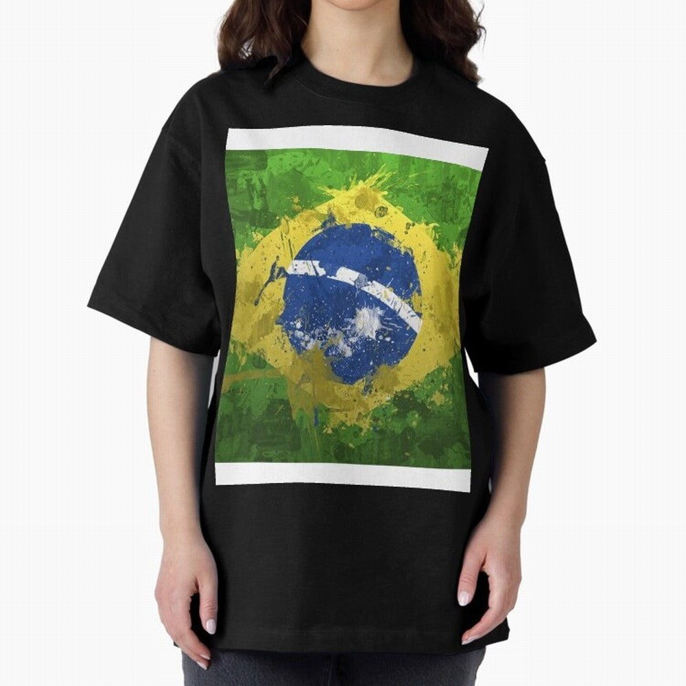 Brasilian Flag Face Mask Graphic T-Shirt Discover Match Day Hype around FIFA World Cup 2026 Group Stage, Messi, Argentina and Brazil, Football Festival Excitement, Trophy Ambitions, Country Rivalries and Star Player Buzz; Ideal for Football Dads,