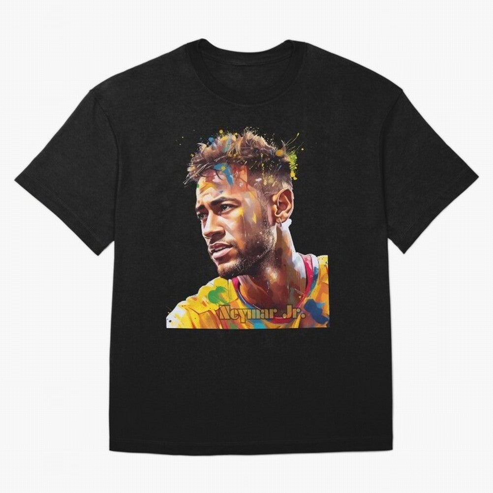 Neymar Premium T-Shirt Bring Retro Soccer Energy to FIFA World Cup 2026 Group Stage Centered on Haaland and Mbappe, Argentina Energy, Classic Soccer Heritage, Championship Pressure, Fan Loyalty and International Pride; Ideal for Football Dads,