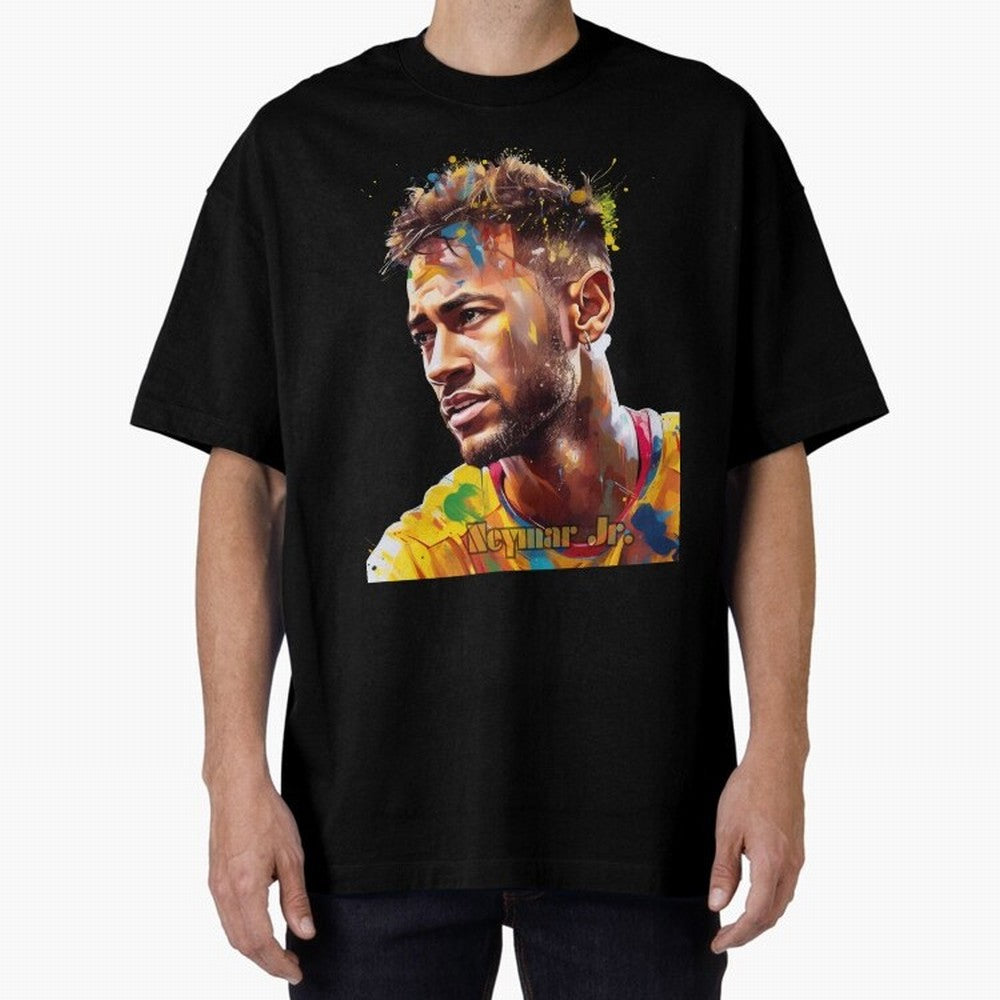 Neymar Premium T-Shirt Bring Retro Soccer Energy to FIFA World Cup 2026 Group Stage Centered on Haaland and Mbappe, Argentina Energy, Classic Soccer Heritage, Championship Pressure, Fan Loyalty and International Pride; Ideal for Football Dads,