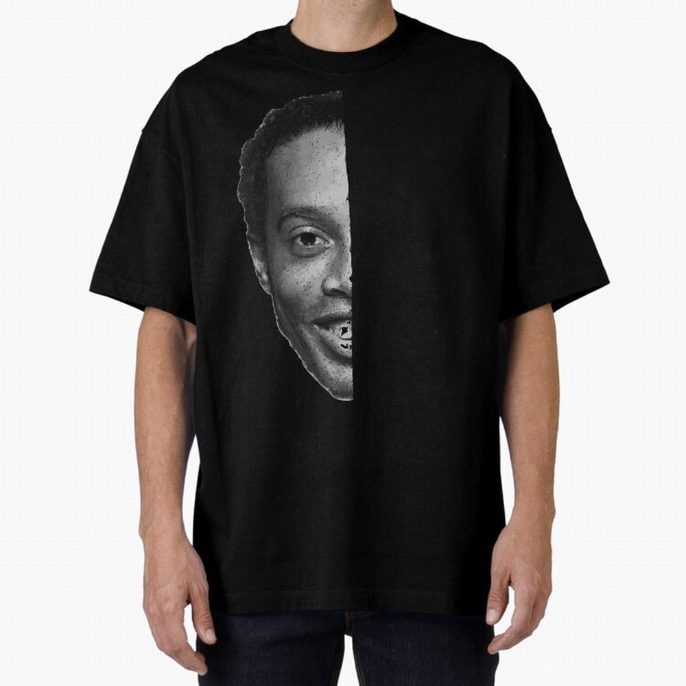 ''Football is about joy.'' Sticker - Ronaldinho Premium T-Shirt Cheer through Every Moment of the FIFA World Cup 2026 Journey through Haaland and Mbappe Highlights, England and Germany Pride, Vintage Soccer Flavor, Modern Football Stars, National