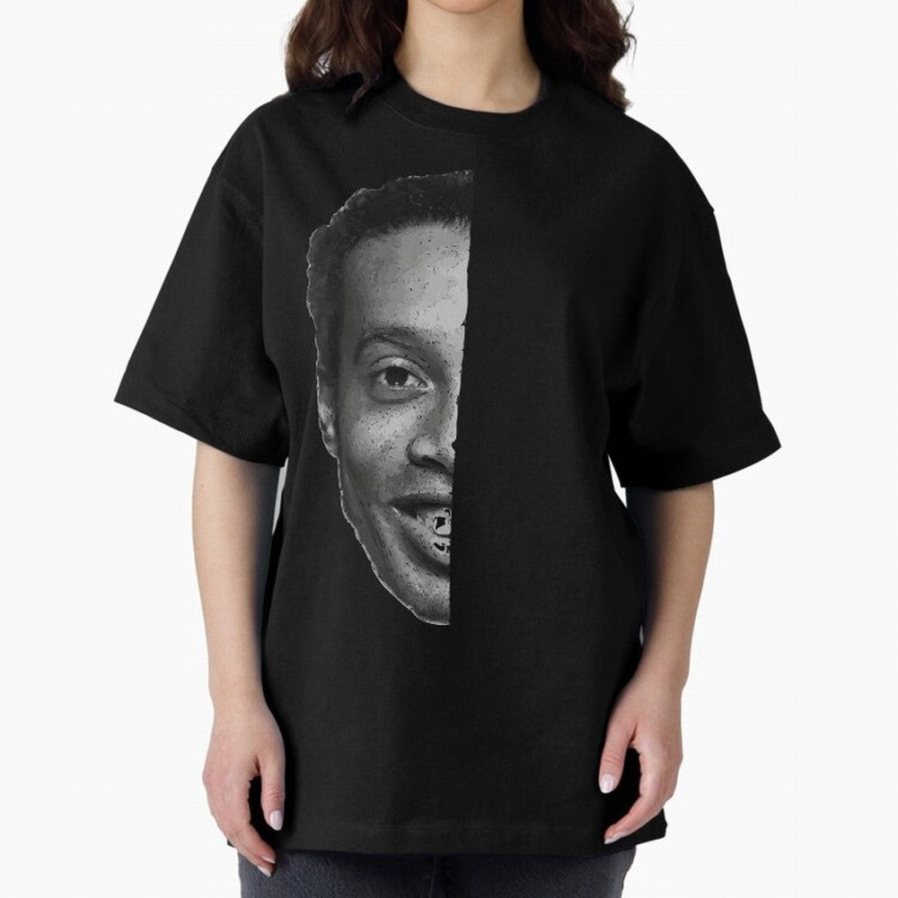 ''Football is about joy.'' Sticker - Ronaldinho Premium T-Shirt Cheer through Every Moment of the FIFA World Cup 2026 Journey through Haaland and Mbappe Highlights, England and Germany Pride, Vintage Soccer Flavor, Modern Football Stars, National