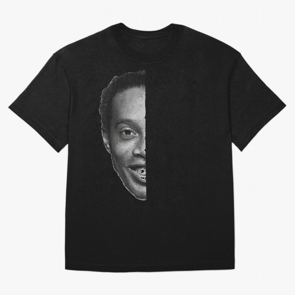 ''Football is about joy.'' Sticker - Ronaldinho Premium T-Shirt Cheer through Every Moment of the FIFA World Cup 2026 Journey through Haaland and Mbappe Highlights, England and Germany Pride, Vintage Soccer Flavor, Modern Football Stars, National