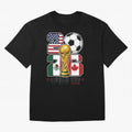 2026 Soccer World Cup Football Design Classic T-Shirt Join the Countdown to FIFA World Cup 2026 USA Canada Mexico for Fans of Mbappe and England, Bringing Champion Mindset, Group Stage Buzz, Knockout Tension and Passionate Fan Culture; Made for
