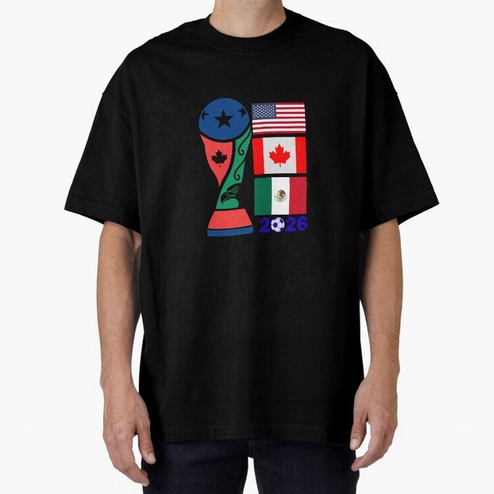 North America Football Unity 2026 Classic T-Shirt Carry FIFA World Cup 2026 Group Stage Spirit, Built around Portugal, Spain and Germany, Messi, CR7 and Mbappe, Football Passion, Legendary Performances, Festival Vibes and Supporter Community; Made
