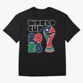Minimalist Funky World Cup 2026 Design Classic T-Shirt Honor Football Greatness during Global Football Passion for FIFA World Cup 2026 Group Stage, Capturing Mbappe, France and Portugal, Global Supporter Spirit, Legendary Goals, National Colors and
