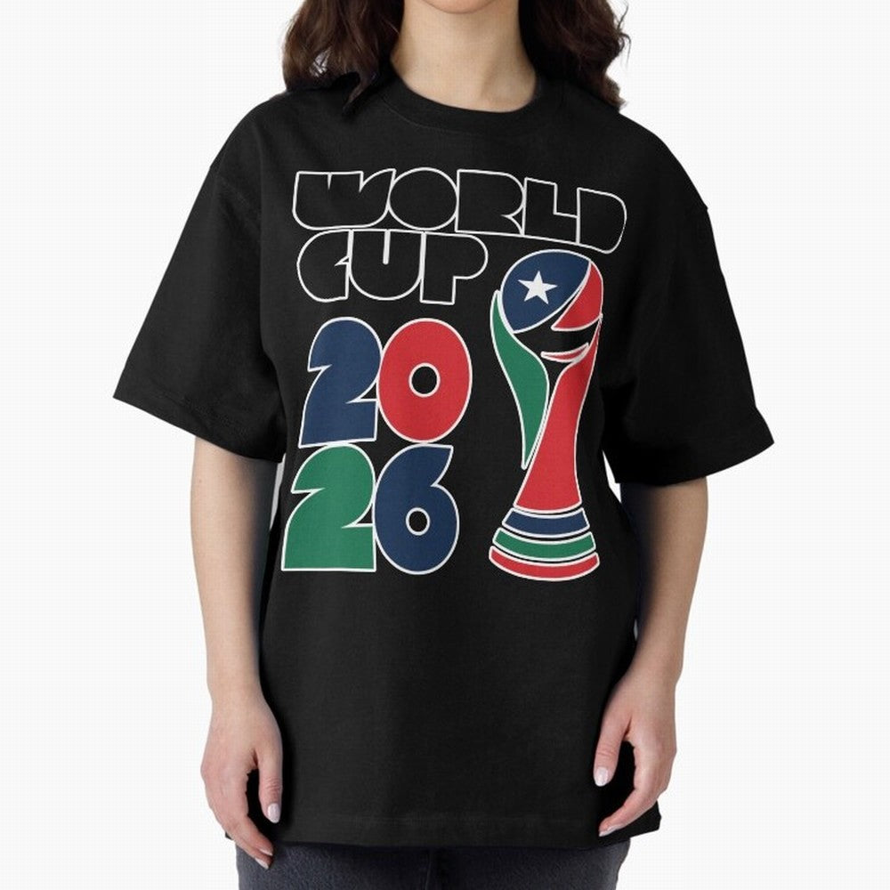 Minimalist Funky World Cup 2026 Design Classic T-Shirt Honor Football Greatness during Global Football Passion for FIFA World Cup 2026 Group Stage, Capturing Mbappe, France and Portugal, Global Supporter Spirit, Legendary Goals, National Colors and
