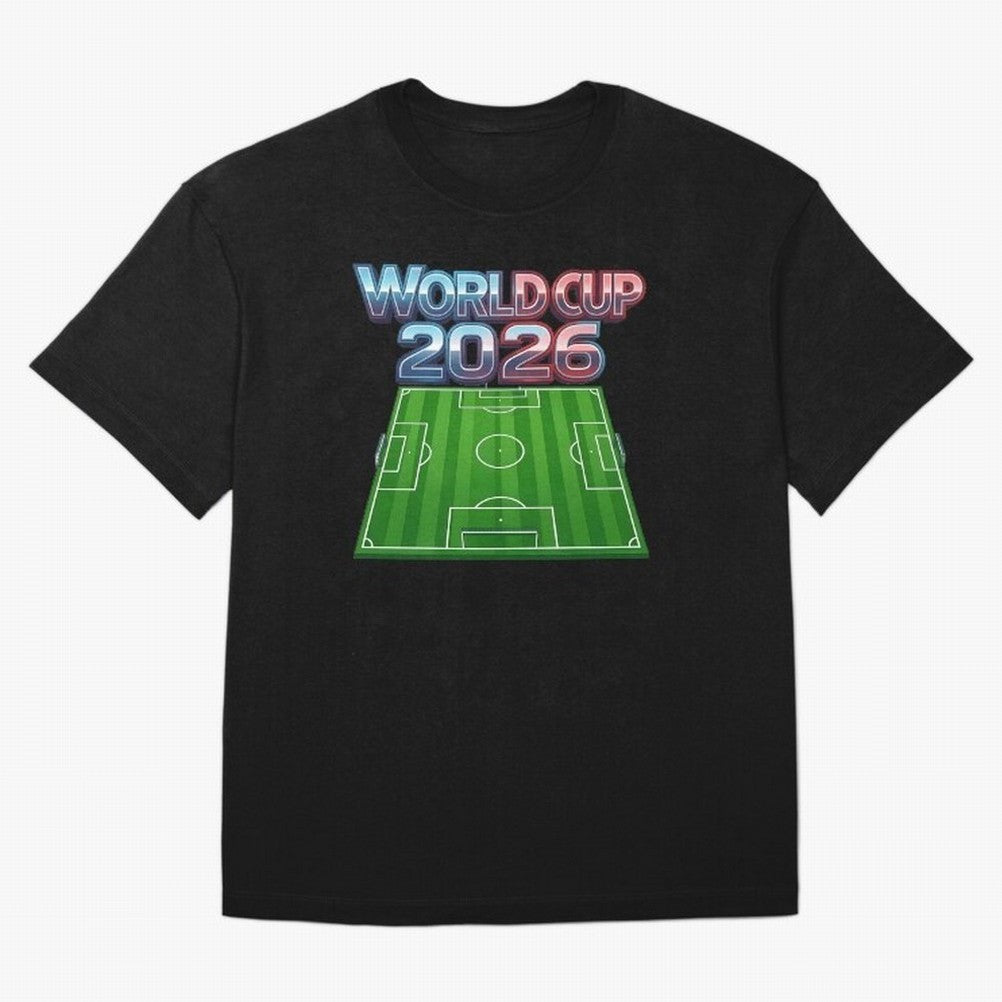 WORLD CUP 2026 Classic T-Shirt Upgrade FIFA World Cup 2026 Group Stage for Fans of Messi and Cristiano Ronaldo and France and Portugal, Bringing Match Day Excitement, Supporter Culture, Golden Goals and Global Football Passion; Ideal for Football