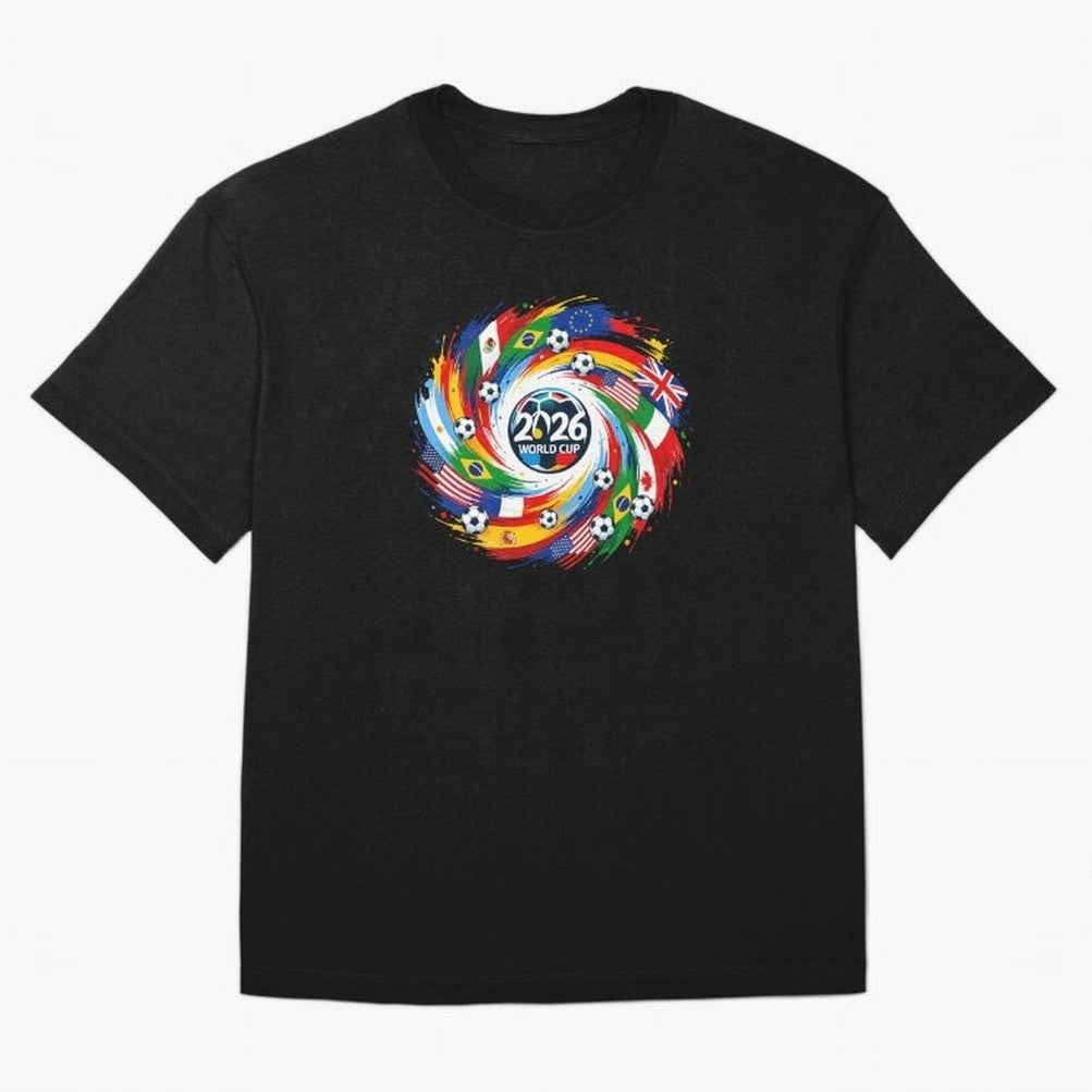 2026 World Cup, FIFA World Cup 2026 Soccer Classic T-Shirt Wear the Spirit of FIFA World Cup 2026 Group Stage Built around CR7, Argentina, France and Brazil Energy, Championship Spirit, Famous Goals, Roaring Crowds and International Football Unity;