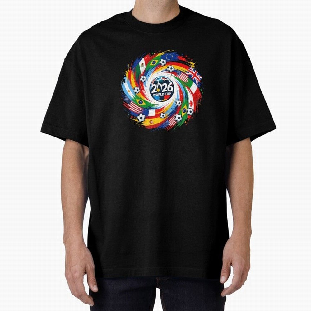 2026 World Cup, FIFA World Cup 2026 Soccer Classic T-Shirt Wear the Spirit of FIFA World Cup 2026 Group Stage Built around CR7, Argentina, France and Brazil Energy, Championship Spirit, Famous Goals, Roaring Crowds and International Football Unity;