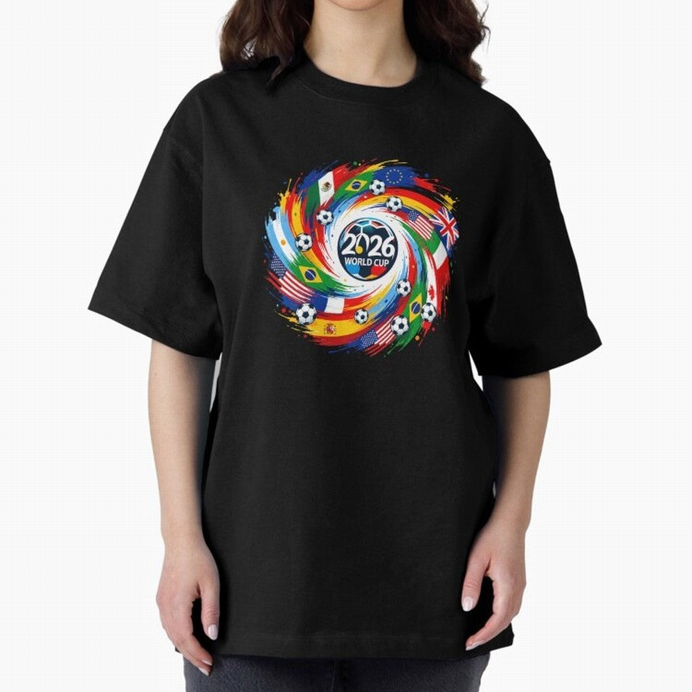 2026 World Cup, FIFA World Cup 2026 Soccer Classic T-Shirt Wear the Spirit of FIFA World Cup 2026 Group Stage Built around CR7, Argentina, France and Brazil Energy, Championship Spirit, Famous Goals, Roaring Crowds and International Football Unity;