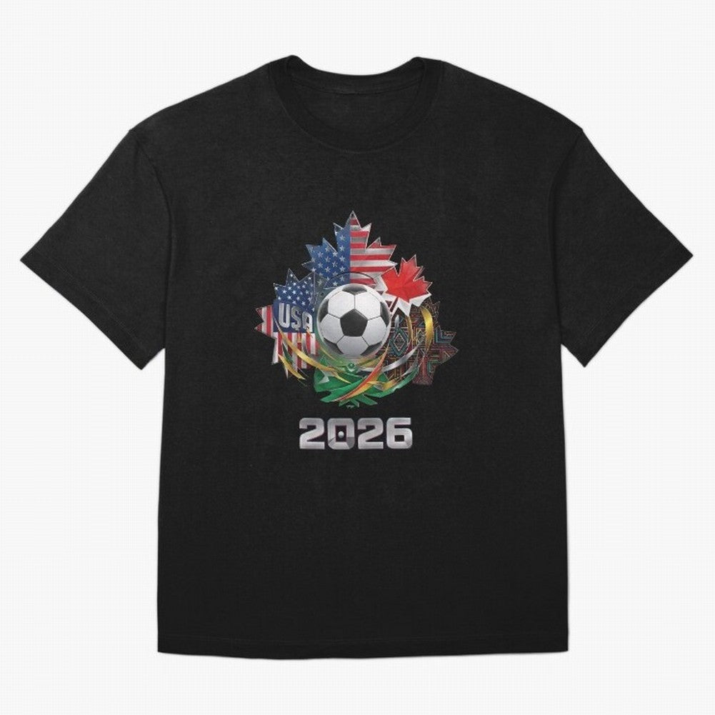 United Americas Classic T-Shirt Follow Every Goal of FIFA World Cup 2026 USA Canada Mexico for Fans of Haaland and Mbappe and Brazil, Portugal and Argentina, Bringing Classic Soccer Heritage, Championship Pressure, Fan Loyalty and International