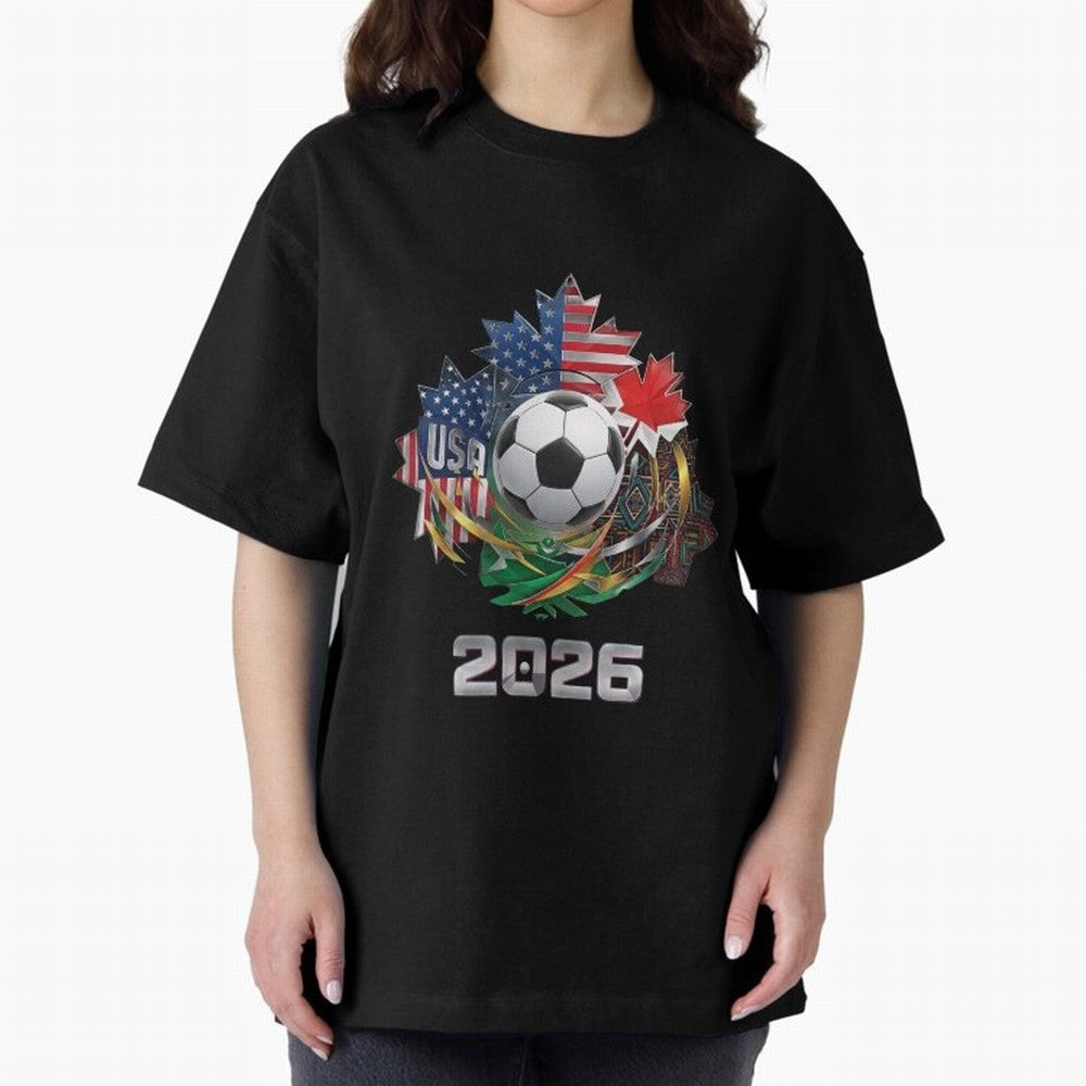 United Americas Classic T-Shirt Follow Every Goal of FIFA World Cup 2026 USA Canada Mexico for Fans of Haaland and Mbappe and Brazil, Portugal and Argentina, Bringing Classic Soccer Heritage, Championship Pressure, Fan Loyalty and International