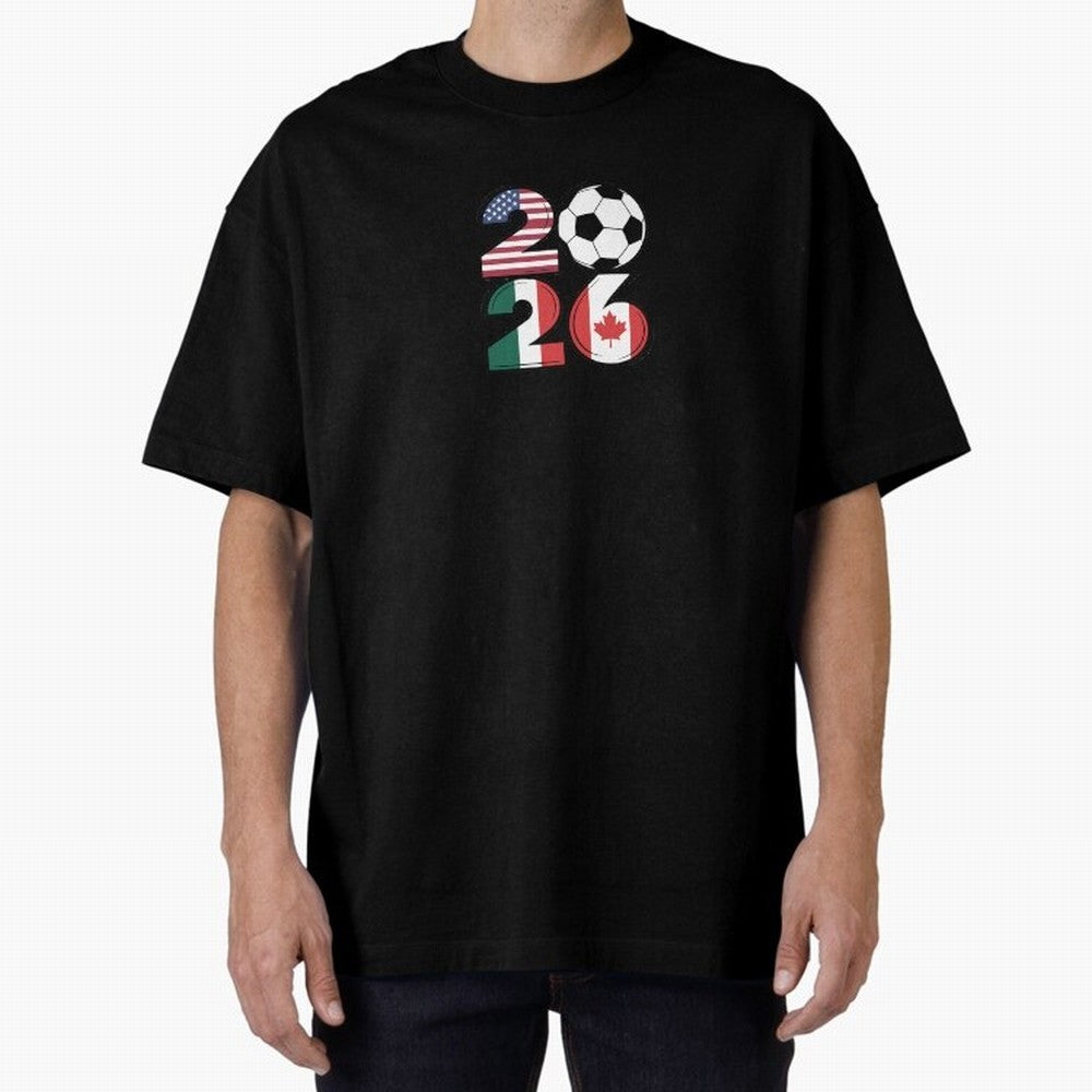 2026 soccer logo Classic T-Shirt Honor Champions and Dreams in the FIFA World Cup 2026 Group Stage Journey through Messi and Cristiano Ronaldo Highlights, Argentina and Brazil Pride, Football History, Final Match Energy, Crowd Noise and Once in a