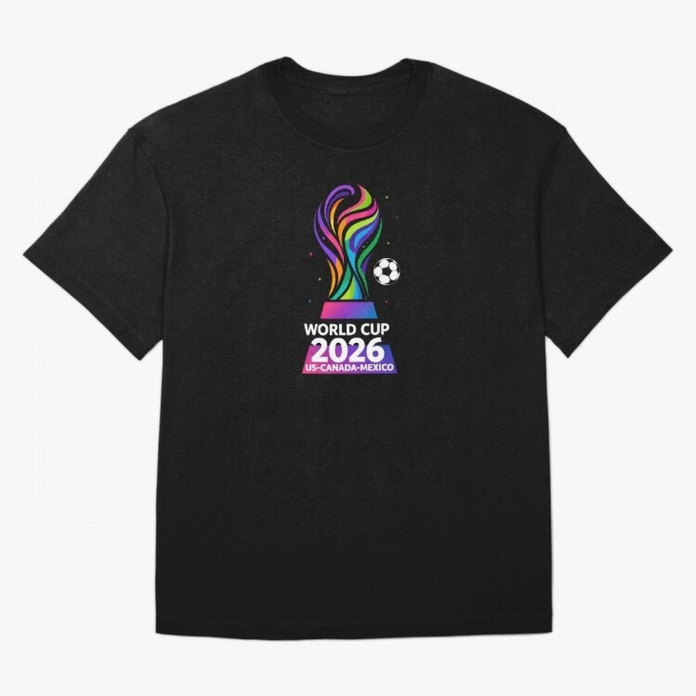 World Cup 2026 US-Canada-Mexico Soccer Trophy Classic T-Shirt Celebrate Fan Favorites in Match Day Hype around FIFA World Cup 2026, Messi, CR7 and Mbappe, Portugal, Spain and Germany, Worldwide Fan Energy, Dramatic Goals, Stadium Lights and