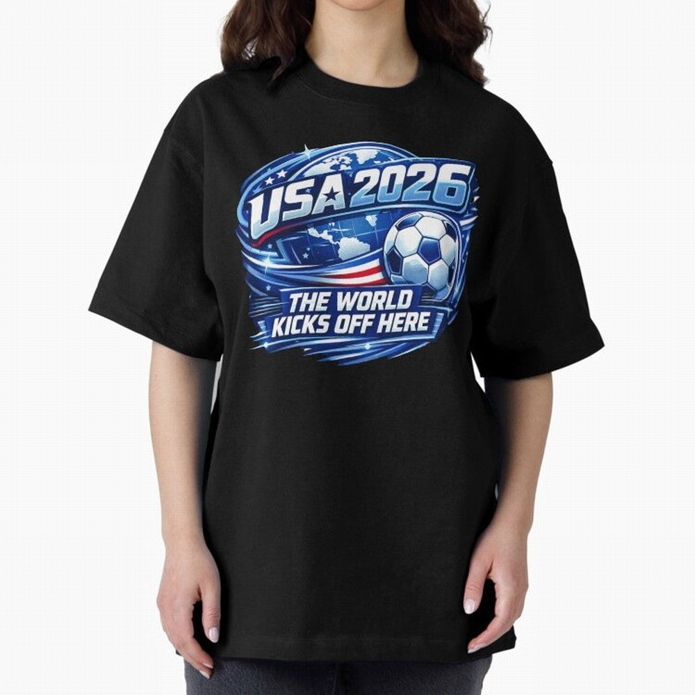 World Cup 2026 Classic T-Shirt Bring Stadium Energy to FIFA World Cup 2026 for Fans of Haaland and Mbappe and Argentina, Bringing Tournament Hype, Historic Matchups, Family Viewing Parties and Global Sports Pride; Made for Collectors Who Enjoy
