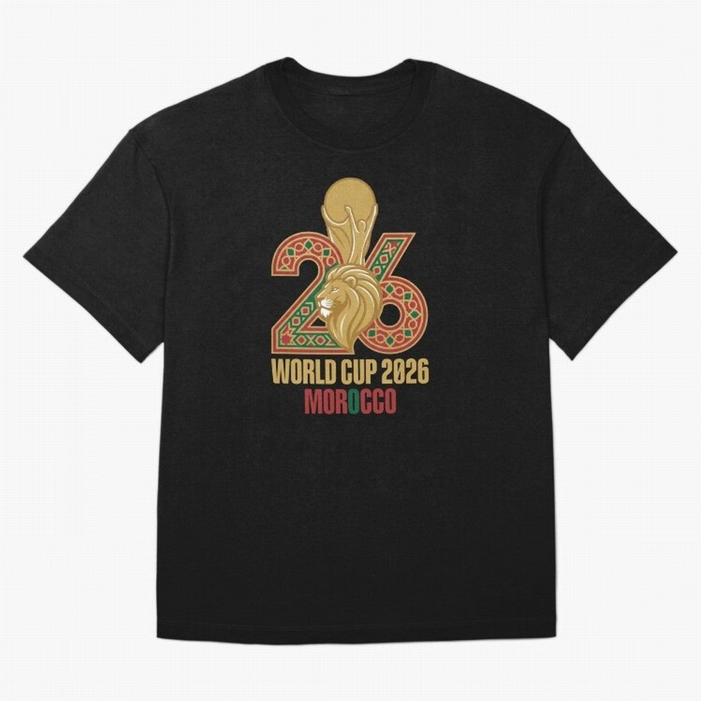 Copy of WORLD CUP 2026 MOROCCO Classic T-Shirt Carry National Pride through FIFA World Cup 2026 Group Stage Spirit, Driven by Argentina and Brazil, Mbappe and Neymar, Match Day Excitement, Supporter Culture, Golden Goals and Global Football