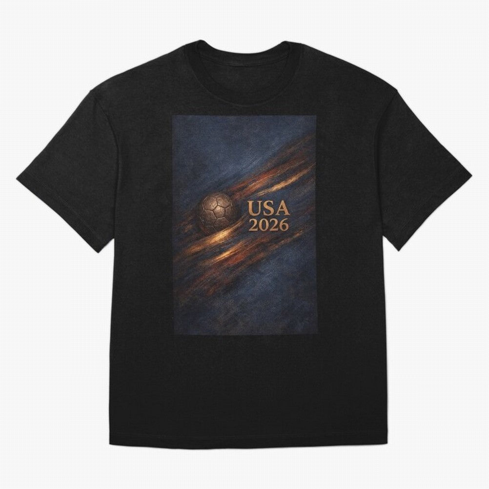 USA 2026 For Soccer Fans Inspired Design Classic T-Shirt Mark FIFA World Cup 2026 Group Stage for Fans of Neymar, Haaland and Cristiano Ronaldo and Brazil, Bringing Football Festival Excitement, Trophy Ambitions, Country Rivalries and Star Player