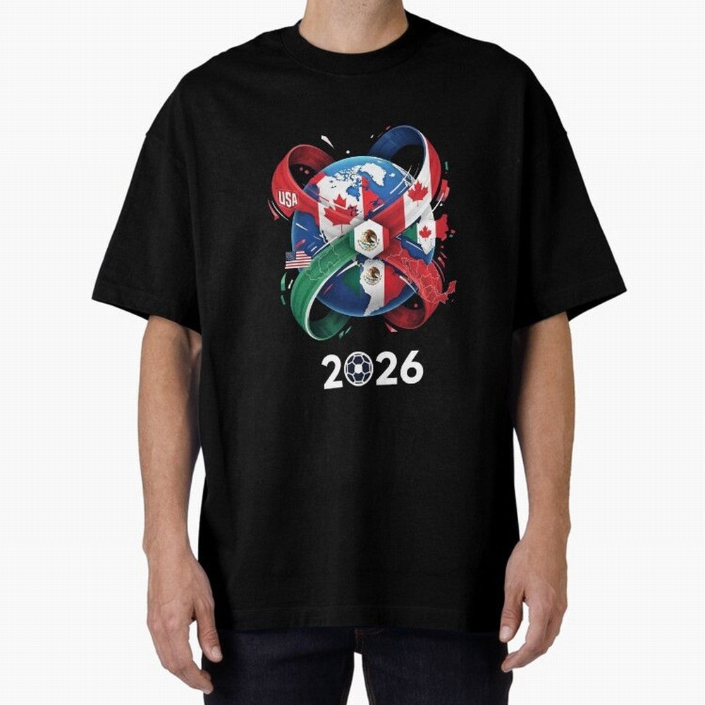 World United by Football 2026 Classic T-Shirt Discover Global Football Passion for FIFA World Cup 2026 Group Stage, Celebrating Messi, Neymar and Mbappe, Portugal, Football Passion, Legendary Performances, Festival Vibes and Supporter Community;