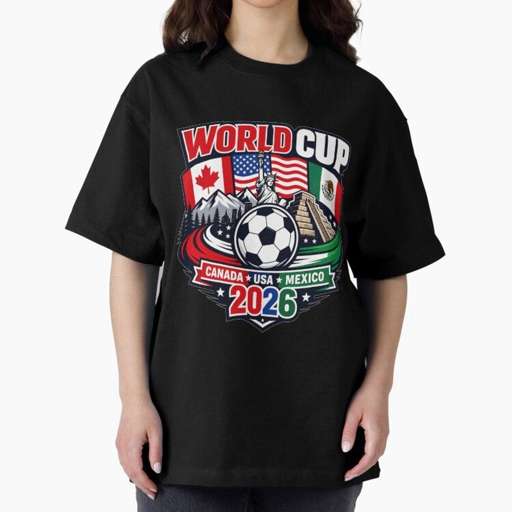 FIFA World Cup 2026 Classic T-Shirt Bring International Match Energy to Global Football Passion for FIFA World Cup 2026, Driven by Haaland and Mbappe, Brazil, Portugal and Argentina, Fan Favorite Moments, National Team Passion, Big Match Drama and