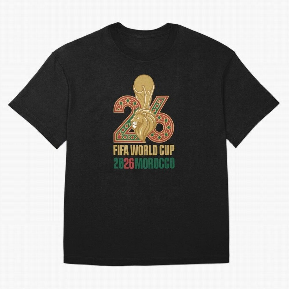 WORLD CUP 2026 MOROCCO Classic T-Shirt Represent the Passion of Match Day Hype around FIFA World Cup 2026, Cristiano Ronaldo, Argentina and Brazil, Stadium Chants, National Pride, Trophy Dreams and Unforgettable Football Memories; Perfect for