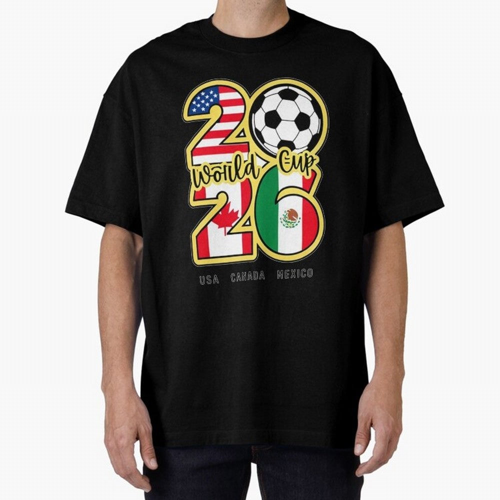 World Cup 2026, Usa Canada Mexico Football Classic T-Shirt Bring a Champion Mindset to Match Day Hype around FIFA World Cup 2026 USA Canada Mexico, Mbappe, Argentina, France and Brazil, Fan Favorite Moments, National Team Passion, Big Match Drama