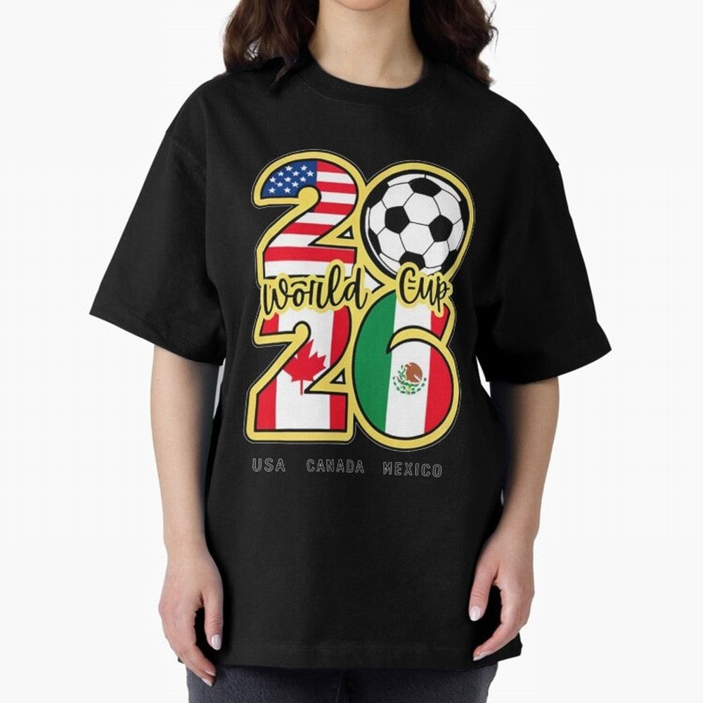 World Cup 2026, Usa Canada Mexico Football Classic T-Shirt Bring a Champion Mindset to Match Day Hype around FIFA World Cup 2026 USA Canada Mexico, Mbappe, Argentina, France and Brazil, Fan Favorite Moments, National Team Passion, Big Match Drama