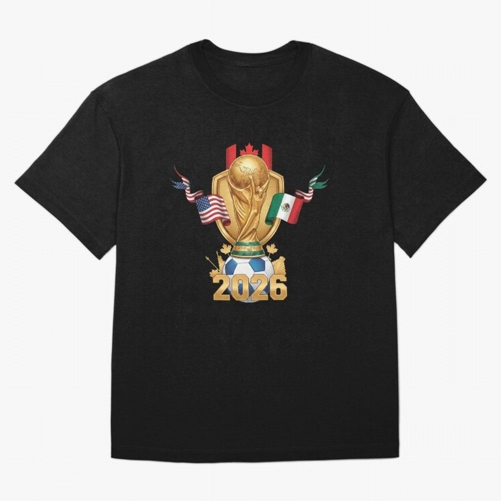 Waves of Victory 2026 Classic T-Shirt Show Passion for the Stars of FIFA World Cup 2026 Highlighting Messi, Germany Energy, Game Day Rituals, Football Legends, Country Pride and the Road to the Final; Perfect for Fans, Collectors, Family