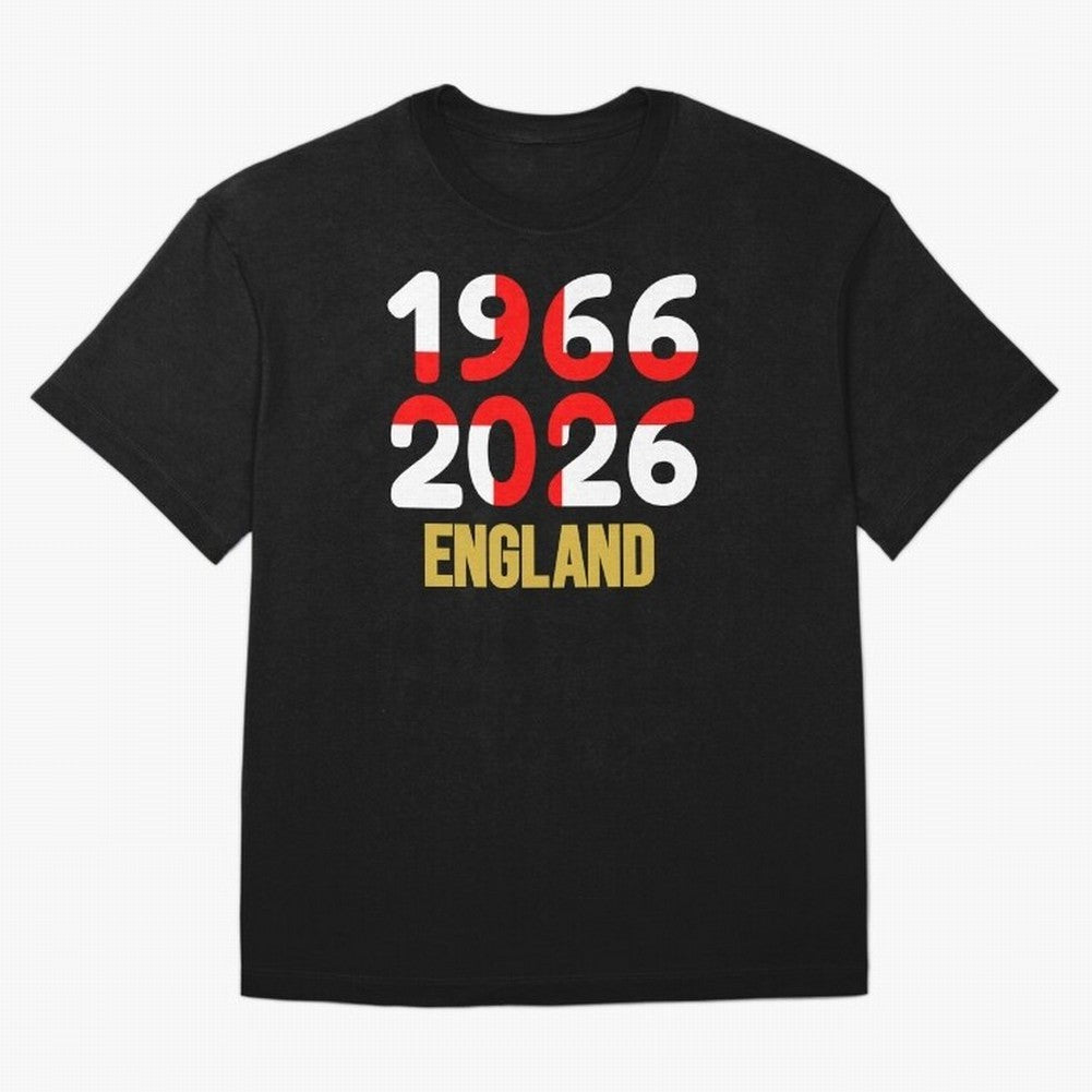 England 1966/2026 Classic T-Shirt Bring Retro Soccer Energy to the FIFA World Cup 2026 Journey through Messi and Cristiano Ronaldo Highlights, Spain Pride, Worldwide Fan Energy, Dramatic Goals, Stadium Lights and Championship Celebrations; Perfect