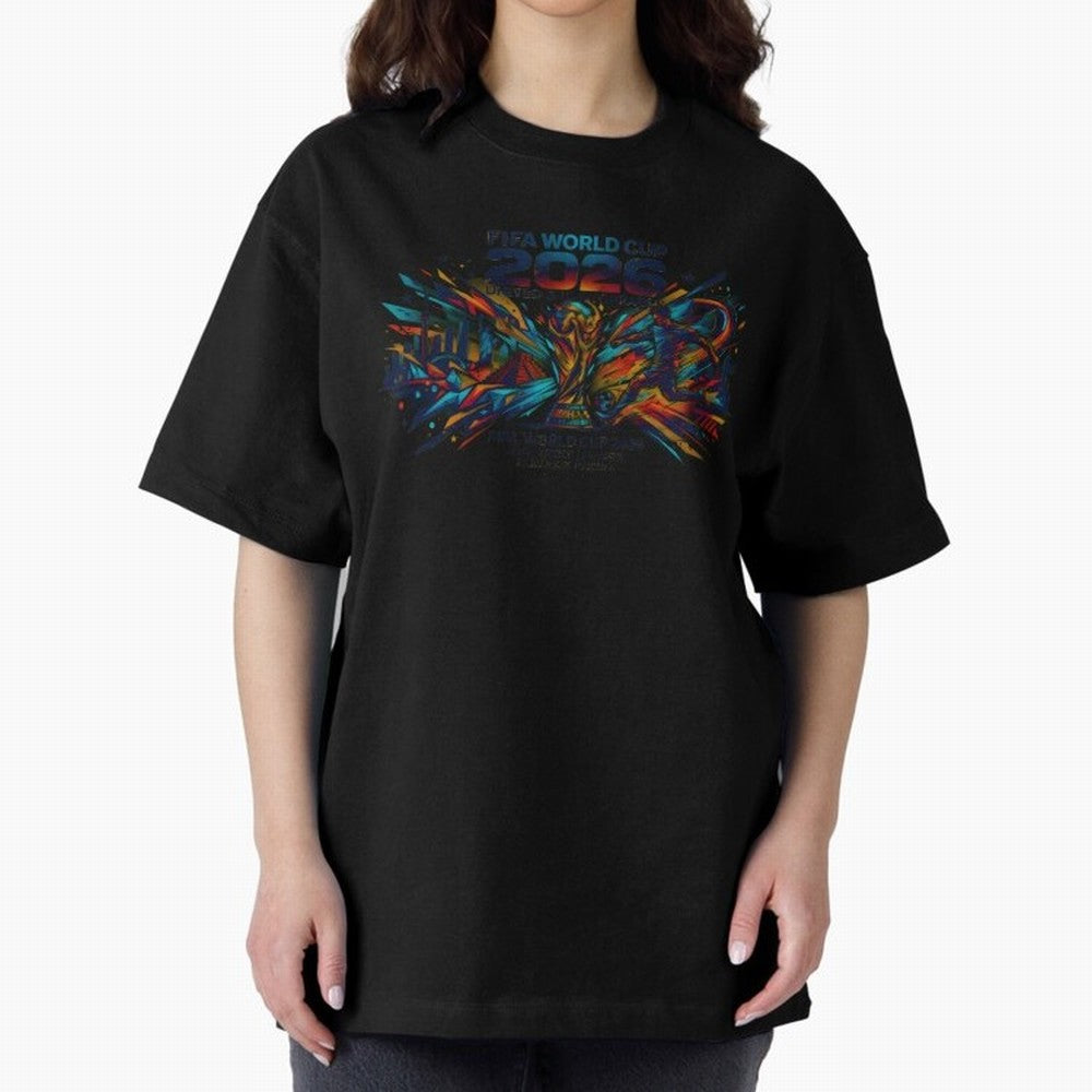 FIFA World Cup 2026 Classic T-Shirt Feel International Energy from FIFA World Cup 2026 Group Stage Centered on Neymar, Haaland and Cristiano Ronaldo, France and Portugal Energy, Retro Football Energy, Iconic Rivalries, Trophy Chase Drama and