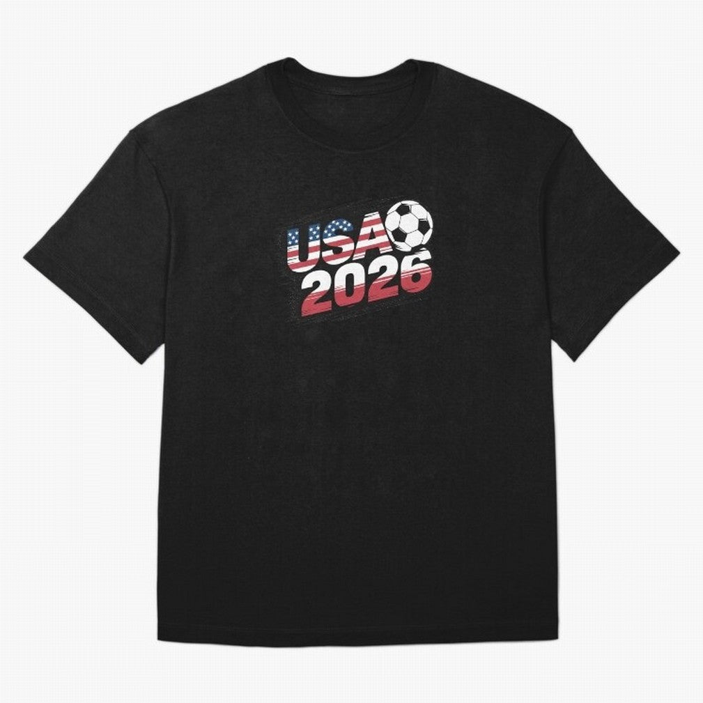 USA 2026 Soccer Classic T-Shirt Celebrate Supporters United by Match Day Hype around FIFA World Cup 2026 USA Canada Mexico, Neymar, Haaland and Cristiano Ronaldo, Spain, Fan Favorite Moments, National Team Passion, Big Match Drama and Soccer